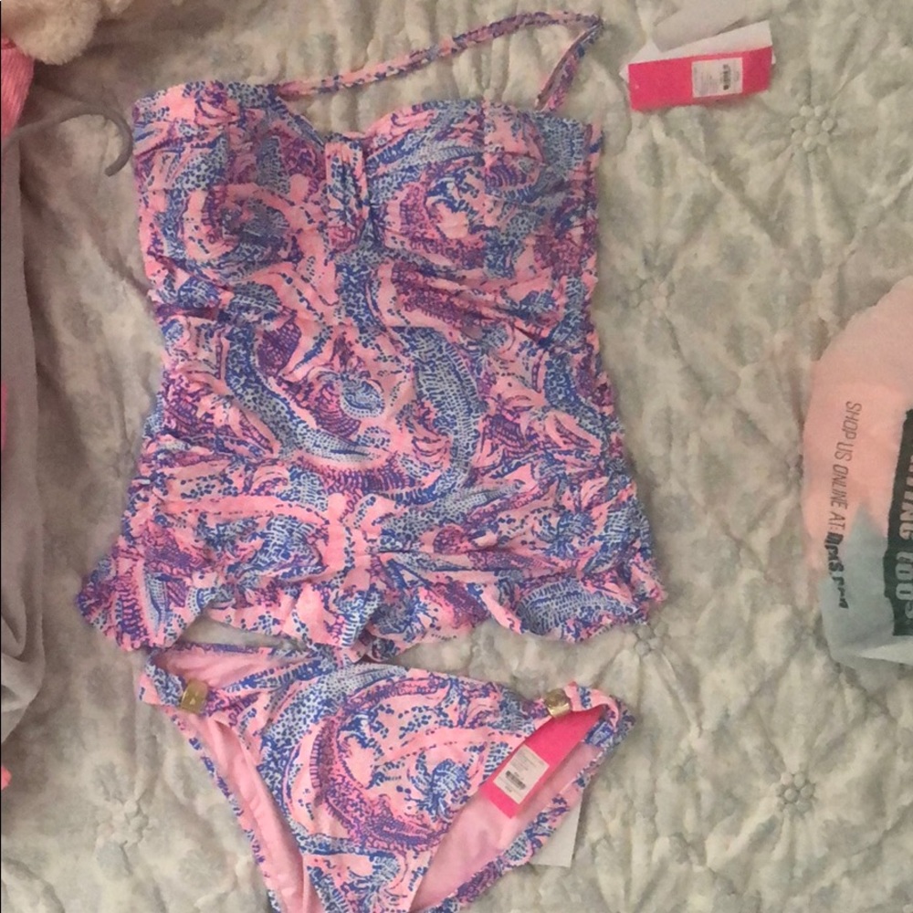 Lilly pulitzer tankini size 12